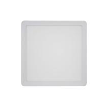Painel de Led Blumenau Slim Sobrepor Quadrado Branco 18W Bivolt