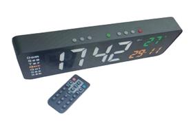 painel de led cronometro digital vermelho controle bivolt