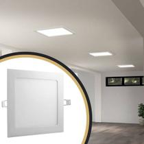 Painel De Led Embutir 18w Luz Amarela - MBled