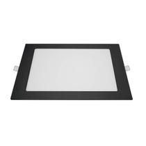 Painel de Led Embutir Quadrado Preto 18W