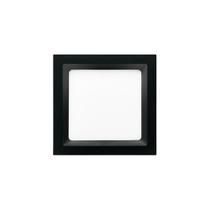 Painel De Led Embutir Stella Deep Quadrado 16x16cm Recuado 12w Preto - 4000k - Luz Neutra Painel De Led Embutir Stella Deep Quadrado 16x16cm Recuado 12w Preto - 4000k - Luz Neutra