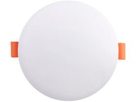 Painel de Led Frameless Redondo Embutir/Sobrepor 12W Bivolt Taschibra