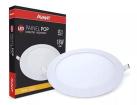 Painel de Led Luminária Embutir 18w 3000k 22cm Amrela