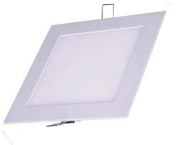 Painel De Led Para Embutir 18W Bivolt Branco Luz Morna MBLed Painel De Led Para Embutir 18W Bivolt Branco Luz Morna MBLed