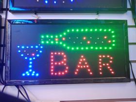 Painel de led placa luminoso BAR 220V LED PISCA