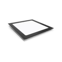 Painel de Led Preto 24W Embutir Quadrado Bronzearte