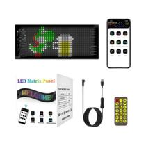 Painel De LED Programável Com Olhos De Demônio Para Logotipo De Carro/caminhão, Matriz De Pixels,