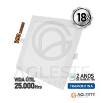 Painel de led quadrado embutir 18w 6500k branco frio - tramontina - 58026/231 Painel de led quadrado embutir 18w 6500k branco frio - tramontina - 58026/231
