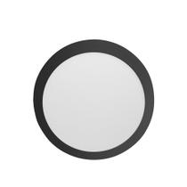 Painel de Led Redondo Sobrepor 24W Preto Bivolt Taschibra