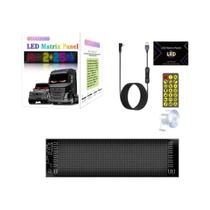 Painel De LED RGB Programável Flexível Com Matriz De Pixels Para Carro, Tela De Exibição Para Texto