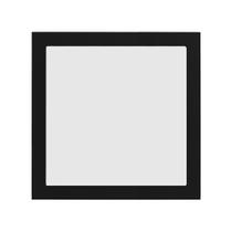 Painel de Led Save Energy Quadrado de Sobrepor 36W Bivolt Jet Black