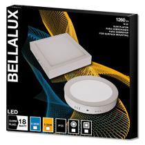 Painel de Led Sobrepor 18W Quadrado Branco 6500k Bellalux