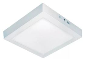 Painel de LED Sobrepor Quadrado - 6W 6500K