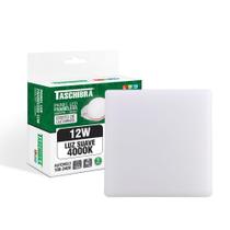 Painel De Led Taschibra Frameless Quadrado Embutir 12w Bivolt - Superior!
