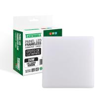 Painel De Led Taschibra Frameless Quadrado Sobrepor 24w Bivolt Painel De Led Taschibra Frameless Quadrado Sobrepor 24w Bivolt
