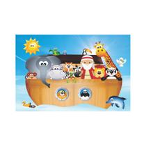 Painel De Lona Arca de Noé Animais e Noé Painel De Lona Arca de Noé Animais e Noé