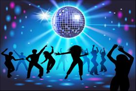 Painel de Lona Disco Luzes Dança Neon Balada Noturna Painel de Lona Disco Luzes Dança Neon Balada Noturna