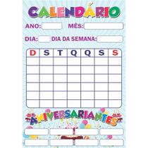 Painel De Lona Escolar Calendário Aniversariantes 1 - 100x070cm Painel De Lona Escolar Calendário Aniversariantes 1 - 100x070cm