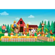 Painel De Lona Fazendinha Feliz Turma da Fazenda