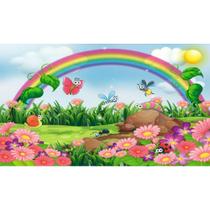 Painel De Lona Jardim Encantado Painel De Lona Jardim Encantado