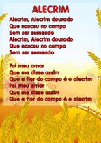 Painel De Lona Músicas Cantigas Infantis Alecrim - 100x070cm
