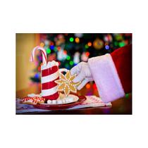 Painel de Lona Natal Visita do Papai Noel Painel de Lona Natal Visita do Papai Noel