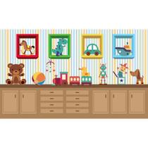 Painel De Lona Quarto De Brinquedos