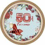 Painel de Lona Redondo 50 anos é só o começo Painel de Lona Redondo 50 anos é só o começo