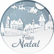 Painel de Lona Redondo Boas Festas Feliz Natal Papai Noel Painel de Lona Redondo Boas Festas Feliz Natal Papai Noel