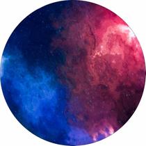 Painel de Lona Redondo Espaço Sideral Estrelas