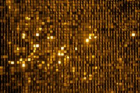 Painel de Lona Shimmer Wall Lantejoulas e Brilho Dourado