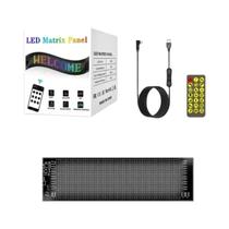 Painel De Luz LED Programável Demon Eyes Para Carro E Caminhão Com Logo Matriz Pixel Flexível