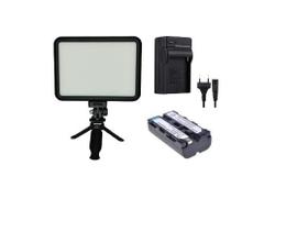 Painel De Luz Led Soleste P16 Branca/fria+bateria+carregador t Painel De Luz Led Soleste P16 Branca/fria+bateria+carregador t