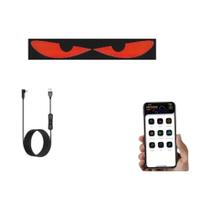 Painel De Matriz De Módulo LED Flexível Controlado Por App Bluetooth 5V USB Personalizável Para