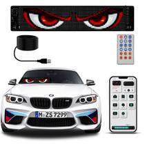 Painel de Parabrisa LED Display 60x12cm App De Transporte Imagem Divulgacao Publicidade Flexivel Ajustavel Multicolorido Painel de Parabrisa LED Display 60x12cm App De Transporte Imagem Divulgacao Publicidade Flexivel Ajustavel Multicolorido