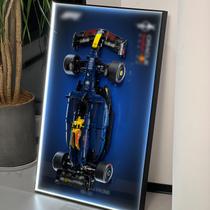 Painel de parede iLuane para Lego Technic Oracle Red Bull Racing Car 42206 com luzes LED