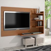Painel de Parede para Tv Sala Elegante 4 Prateleira