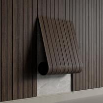 Painel de Parede YU LI 3DH 600 x 40 cm em PVC Autoadesivo com Efeito Madeira Painel de Parede YU LI 3DH 600 x 40 cm em PVC Autoadesivo com Efeito Madeira