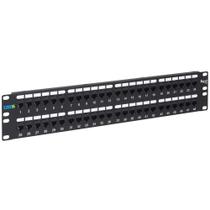 Painel de Patch ICC CAT6 48 Portas 2U Rackmount RJ45 Preto Painel de Patch ICC CAT6 48 Portas 2U Rackmount RJ45 Preto