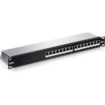 Painel de patch TRENDnet TC-P16C6AS 16 portas Cat6A 10G preto 1U
