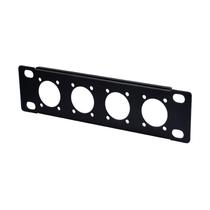 Painel de rack GeeekPi Série D 1U de 7 polegadas com áudio HDMI 4D XLR