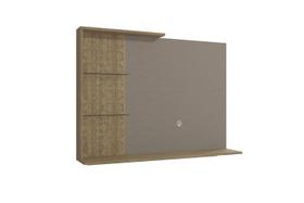 Painel De Sala P Tv 55 Kappesberg M946 Nogueira Com Fendi