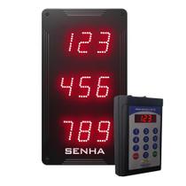 Painel de Senha de 3 Linhas com Dígitos de 5 cm + Teclado sem Fio Painel de Senha de 3 Linhas com Dígitos de 5 cm + Teclado sem Fio