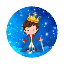 Painel De Tecido Redondo Pequeno Principe Moreno Céu de Estrelas Brilho 150cm - Veste Bem Painel De Tecido Redondo Pequeno Principe Moreno Céu de Estrelas Brilho 150cm - Veste Bem