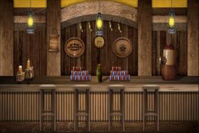 Painel de Tecido Sublimado Bar Rustico Madeira Velho Oeste Barril Painel de Tecido Sublimado Bar Rustico Madeira Velho Oeste Barril