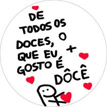 Painel de Tecido Sublimado Redondo Aniversário Bento Flork Corações c/ Elástico