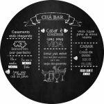 Painel de Tecido Sublimado Redondo Chá Bar Bebidas Chalkboard c/ Elástico - Fabrika de Festa Painel de Tecido Sublimado Redondo Chá Bar Bebidas Chalkboard c/ Elástico - Fabrika de Festa