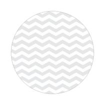Painel De Tecido Sublimado Redondo Chevron Cinza e Branco C/Elástico Painel De Tecido Sublimado Redondo Chevron Cinza e Branco C/Elástico