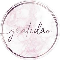 Painel de Tecido Sublimado Redondo Gratidão Mármore Rose c/ Elástico Painel de Tecido Sublimado Redondo Gratidão Mármore Rose c/ Elástico