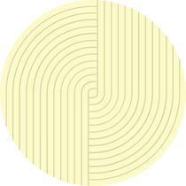 Painel de Tecido Sublimado Redondo Ripado Amarelo Candy c/ Elástico Painel de Tecido Sublimado Redondo Ripado Amarelo Candy c/ Elástico